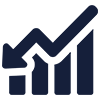 negative impact icon