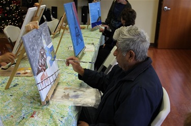 West End Park Senior Center Painting Class