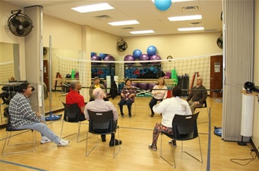 Doris Griffin Senior Center Chair Volleyball