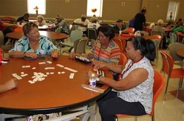 District 2 Senior Center Dining Area