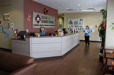 District 2 Senior Center lobby