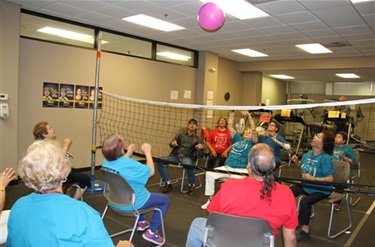 District 5 Senior Center Chair Volleyball