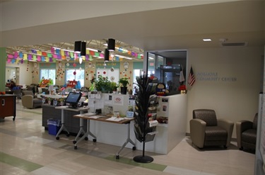 Normoyle Senior Center Reception Area