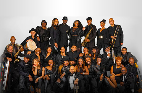 Group of singers and musicians from the San Antonio Gospel Heritage Choir.