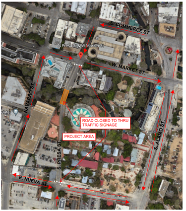 Presa Bridge Detour