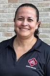 Senior Center manager Veronica Saldate