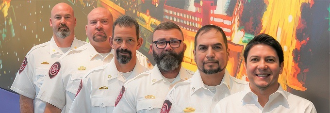 Group photo of six Affordable Housing Team members standing together.