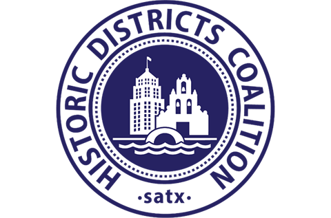 Historic Districts Coalition logo.
