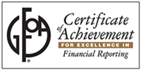 Government Finance Officers Association (GFOA) Certificate of Achievement for Excellence in Financial Reporting