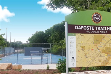 Dafoste Trail Sign