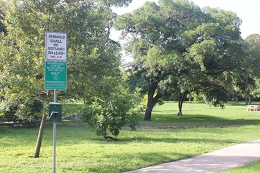 Friesenhahn Dog Sign