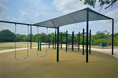 J Street Park playground and swings