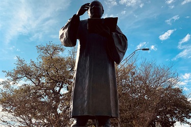 Bronze statue of Martin Luther King Jr.