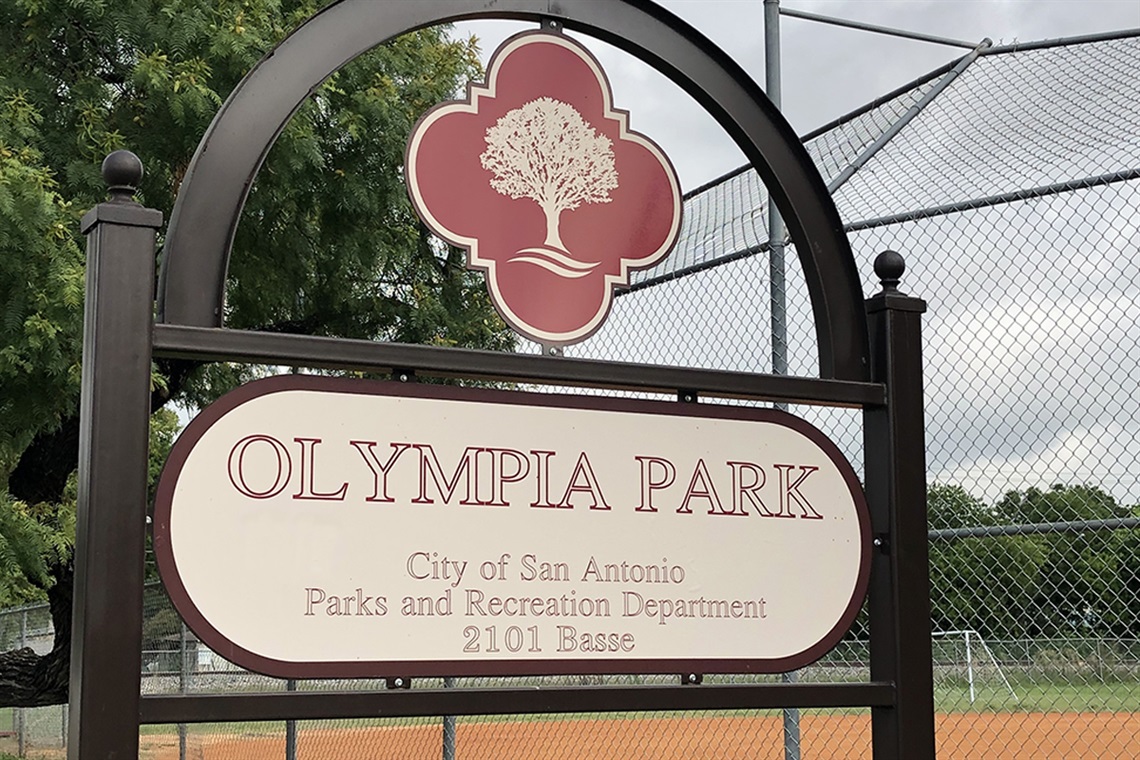 Olympia Park Sign