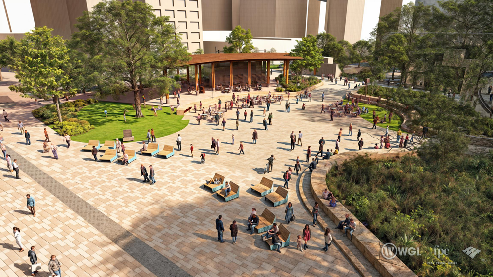 Main Plaza Conceptual Rendering