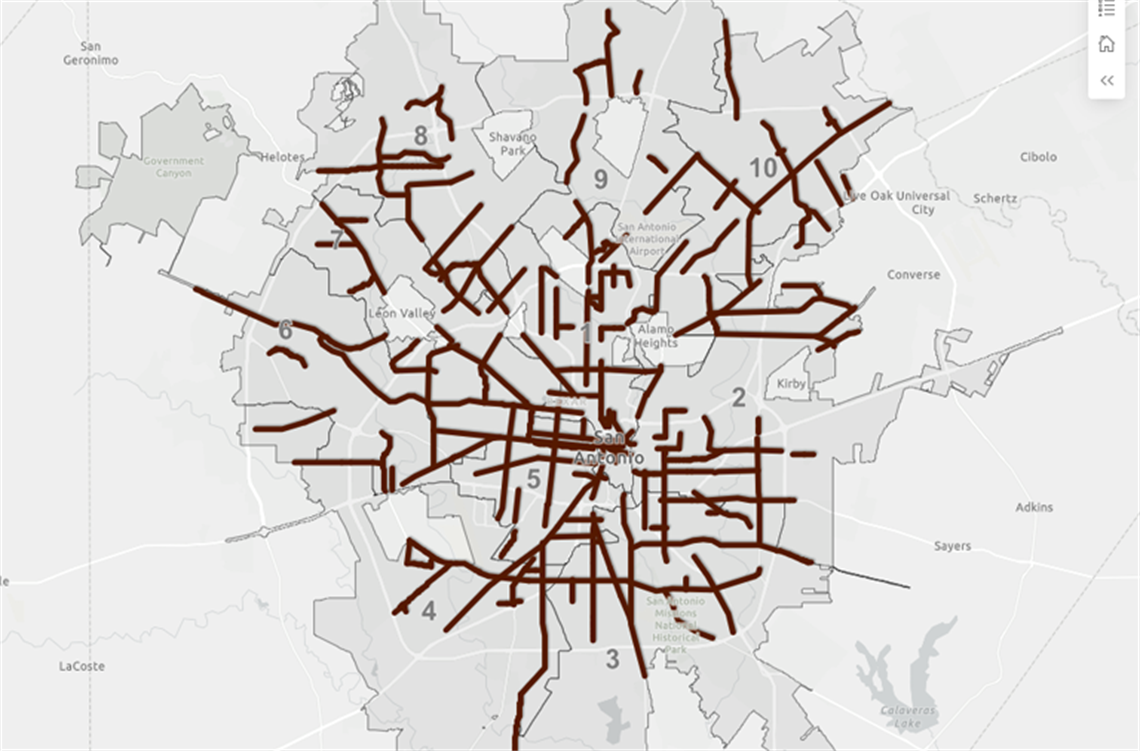 High Injury Network map outline