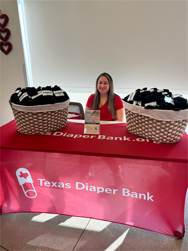 Texas Diaper Bank Tabling at the event