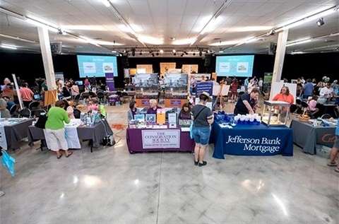 People attending the Historic Homeowner Fair.