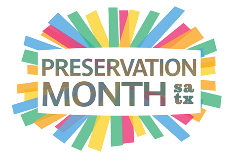 Preservation Month logo.