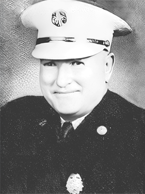 Portrait of SAFD Fire Chief M. L. Butler, served from June 1950 to January 1959.