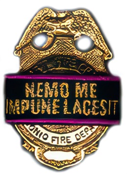 Honorary Last Alarm Badge.