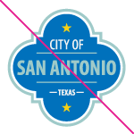 City of San Antonio Texas Logo with alternate Colors