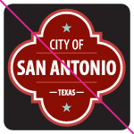 City logo on a dark background