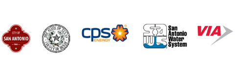 City of San Antonio and Utility Logos
