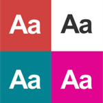 Letters on different colored Backgrounds